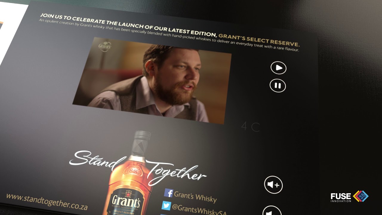 Video Brochure by FUSE Innovation // A5 Size with a crystal clear 4.3" LCD Video Screen.