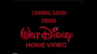 Coming Soon From Walt Disney Home Video Ident 1994Uk
