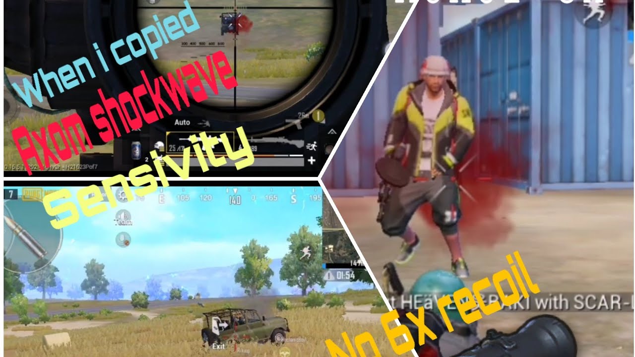 I copied Axom shockwve sensivity | I become a pro | honor8x