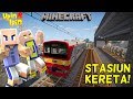 UPIN IPIN BIKIN STASIUN KERETA DURIAN RUNTUH!! - Minecraft Lucu