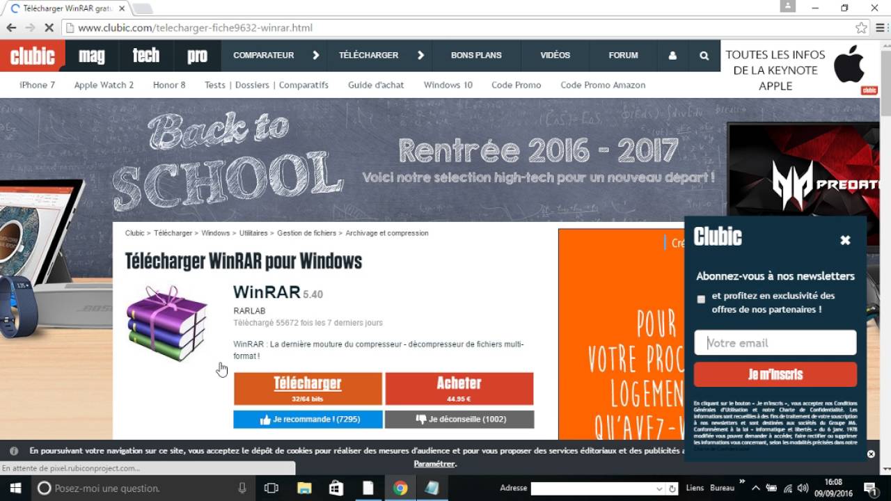 comment télécharger winrar gratuitement .  YouTube