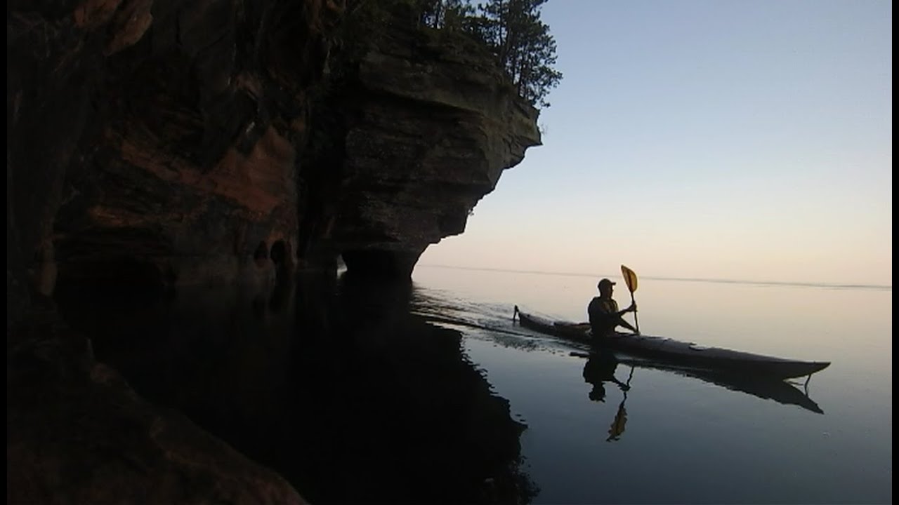 Sea Kayaking Caves In Apostle Islands Lake Superior YouTube