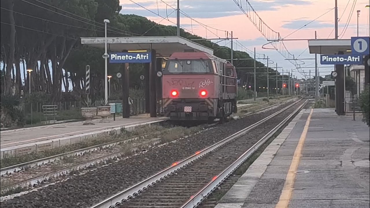 Treni in transito nel nodo di Pescara