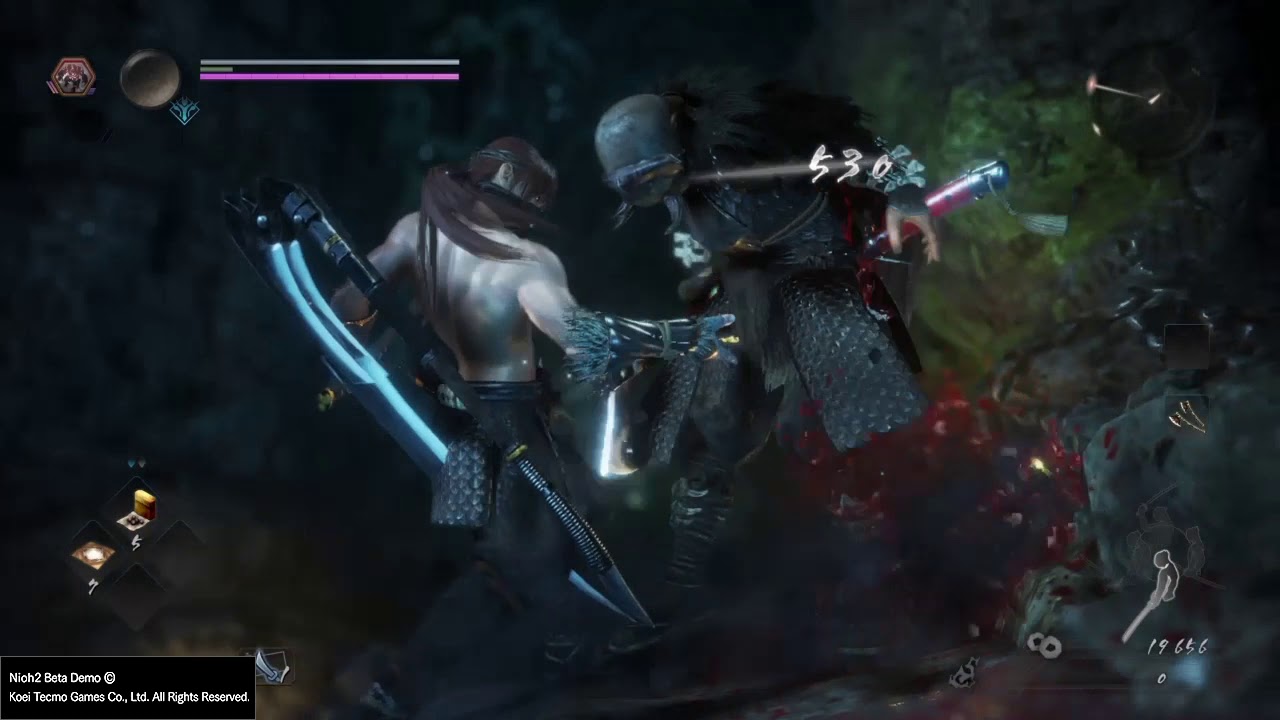 Nioh 2 Beta hatchets gameplay 1 YouTube