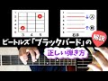 【ギター解説】ビートルズ ｢ブラックバード｣ の弾き方 / "Blackbird" The Beatles