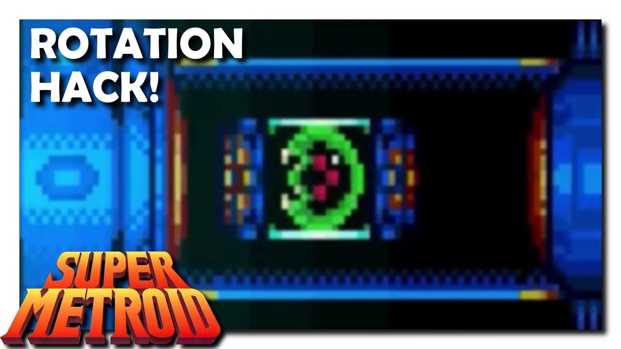 Rotation Hack Super Metroid Rotation Hack • The Entire Game Rotated 90 Degrees - YouTube
