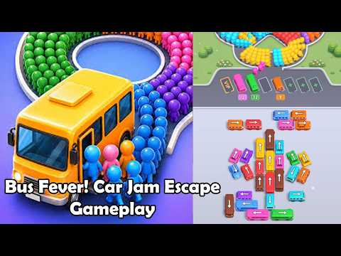【Bus Fever! Car Jam Escape】乗客の色合わせとスペース管理のコツ