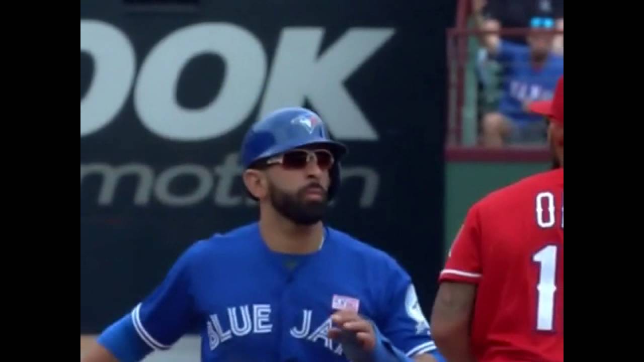 Rougned Odor Punches Jose Bautista In The Jaw