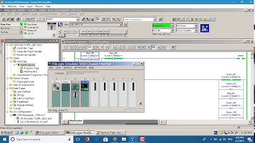 using Rslogix 5000 and Factorytalk view studio to create PLC programing (2)