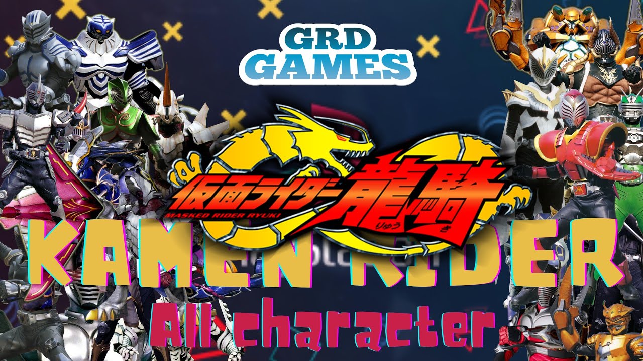 Kamen Rider Ryuki -PS1- all character