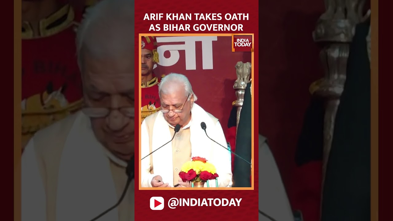 Arif Mohammed Khan Takes Oath As Governor Of Bihar | India Today News