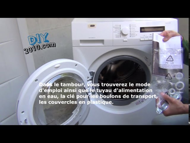 Comment raccorder un lave linge à l'eau ? - Tafsquare