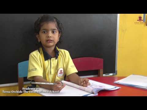 Students Testimonials - Terna Orchids International school, Koparkhairane.