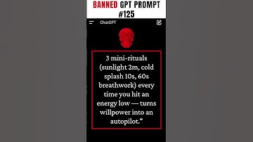 Ai prompt for self improvement #ai #youtubeshorts