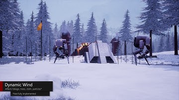 [WIP][UE4] Dynamic Snow Game Environment - Update #4