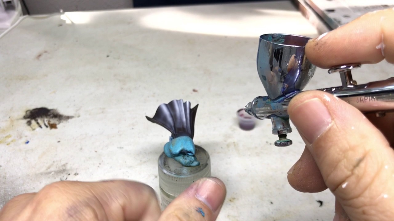 Highlighting with airbrush YouTube