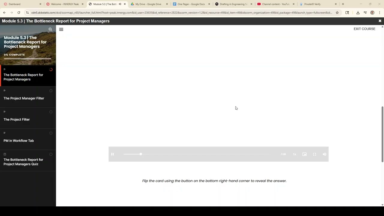 5.3.1 The Bottleneck Report for Project Managers