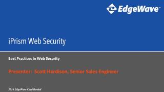 Web Security Best Practices via iPrism