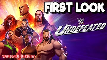 WWE Undefeated - Tutorial Gameplay First Look (Android iOS)