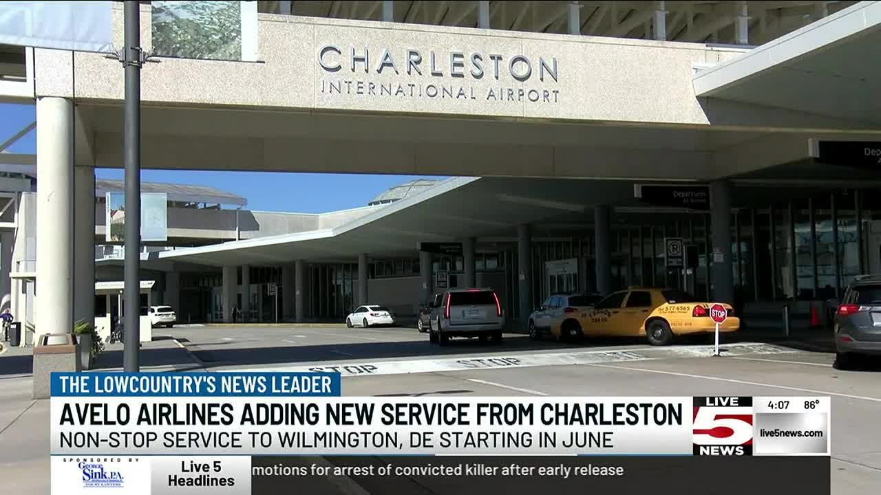 VIDEO Avelo Airlines adds nonstop flight from Charleston to Wilmington