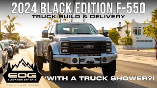 2024 Iconic Silver Black Edition F-550 Truck Build & Delivery