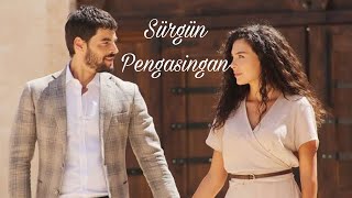 Ebru Şahin x Vedat Demir - Sürgün (Sen De Gidersen Eğer) [OST. HERCAI] (lirik terjemahan indonesia)