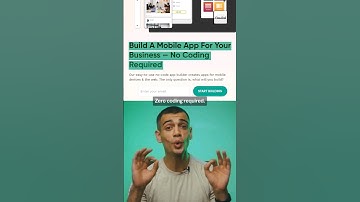 Create your mobile app without any Coding! 💯 #mobileapp #tech #nocode