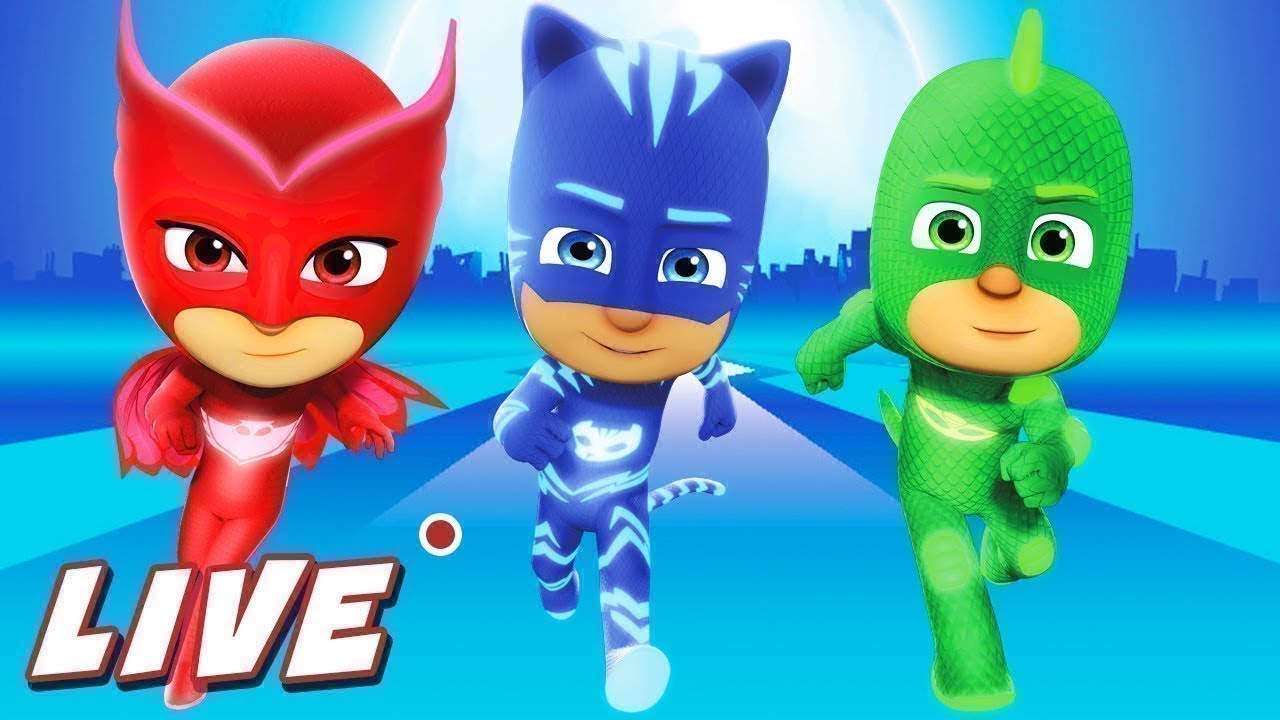 PJ Masks, Season 1 LIVE 24/7 🔴, Kids Cartoon