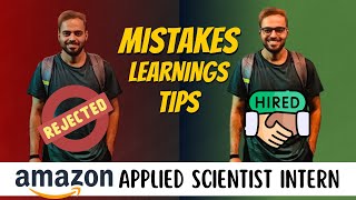 Amazon Applied Scientist | Mistakes | Learnings | Ashish IIT Bombay | Part 2 | FODO AI | #fodo #ai