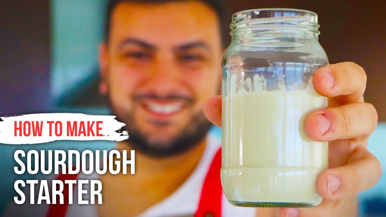 How to Make SOURDOUGH STARTER and How to Feed it Like a Baker | Vincenzo