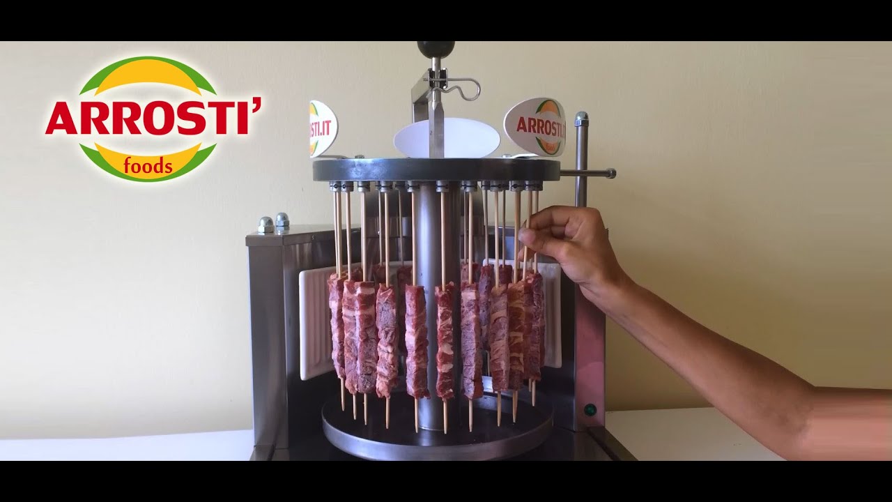 Arrosticini: ROSTY elettrica, cottura perfetta di arrosticini e spiedini !  