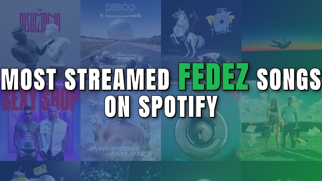 Most Streamed Fedez Songs on Spotify