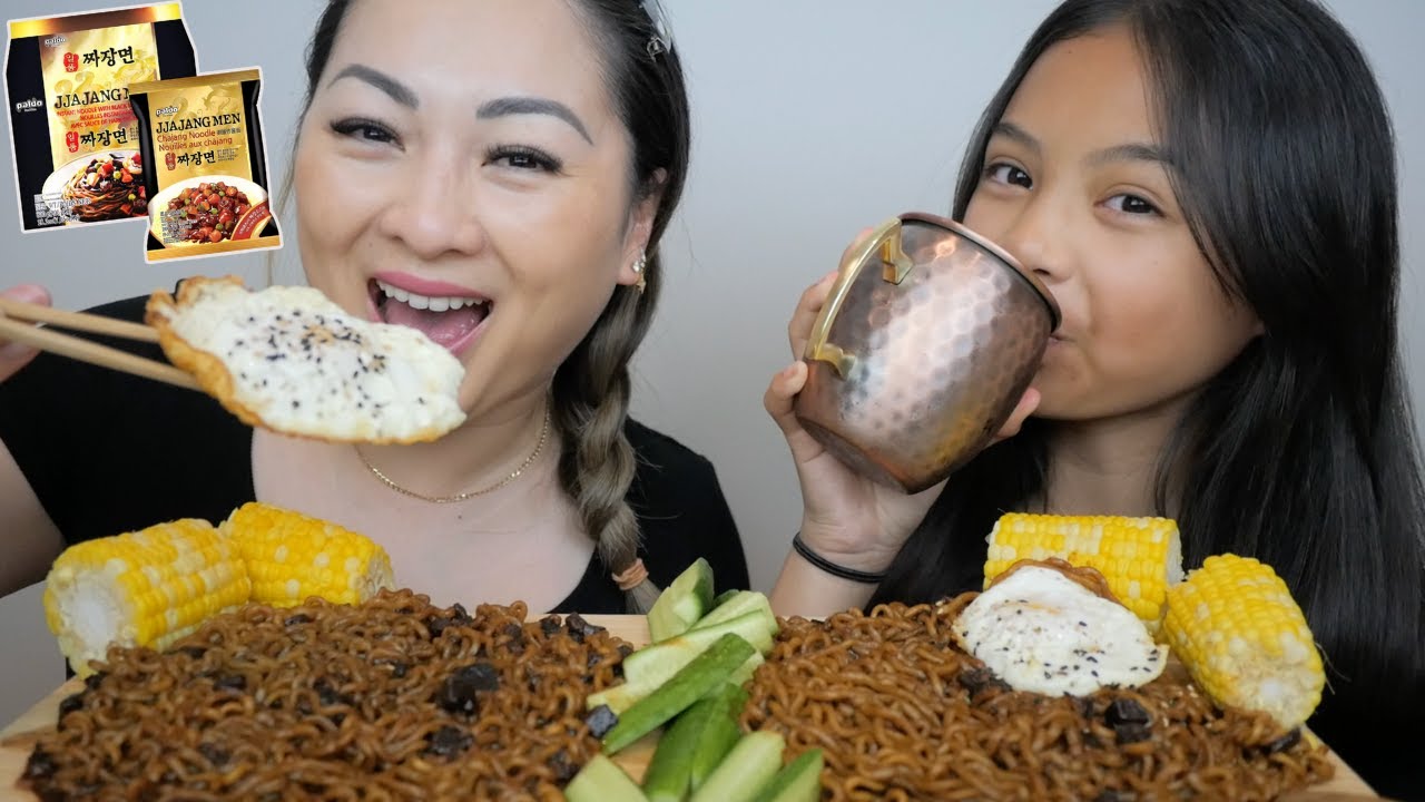 Korean Black Bean Noodles Paldo Jajangmyeon | Sissi&Emma