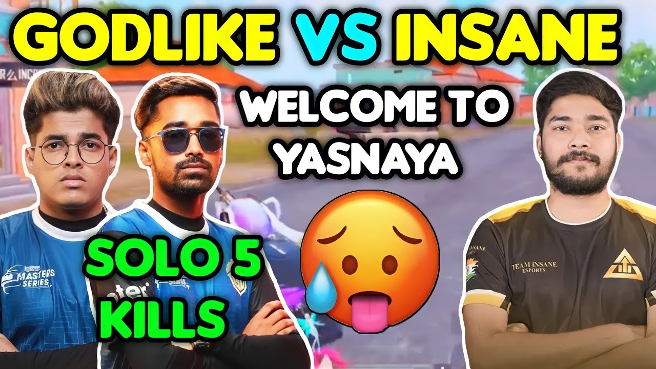 Godlike vs Insane fight in Tournament 🔥 Neyoo solo 5 kills 🇮🇳 - YouTube