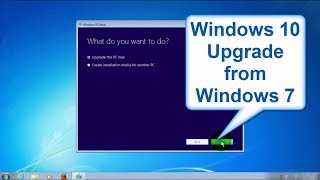 How to upgrade from windows 7 10 for free?