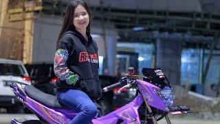 STORY WA SATRIA FU ROAD RACE SUPER STANDART MODIF DJ ARABIN HIDING HALA HALA WAJEALANA