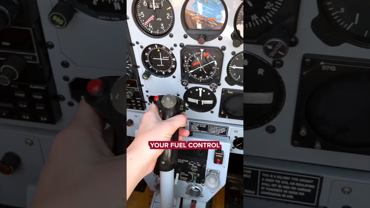 Inside the Cockpit of a Modified P-51 Mustang