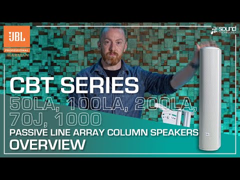 AV Solutions: JBL CBT passive line array column speakers overview and specs