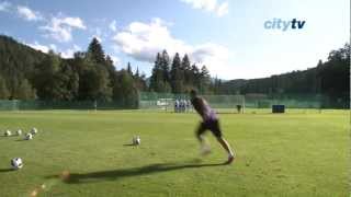 TRAINING Aleks Kolarov shooting and free kick practice