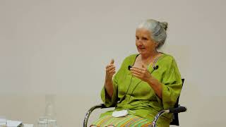 Fiona Clark and Ron Brownson in conversation.