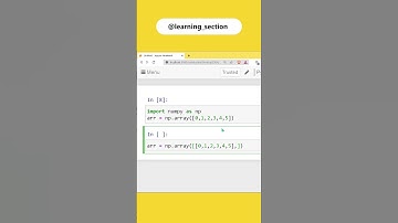 Creating 2-D array in Numpy | Python Numpy | Data science