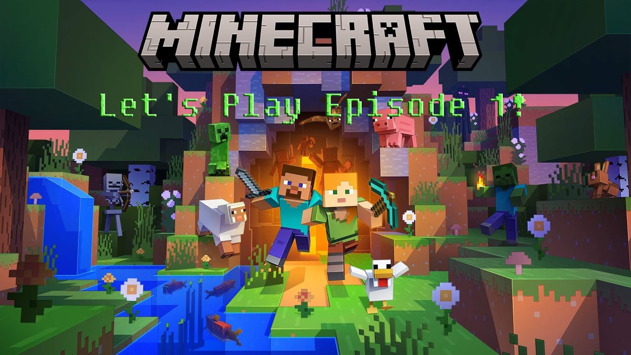 Minecraft Let's Play Episode 1 - YouTube