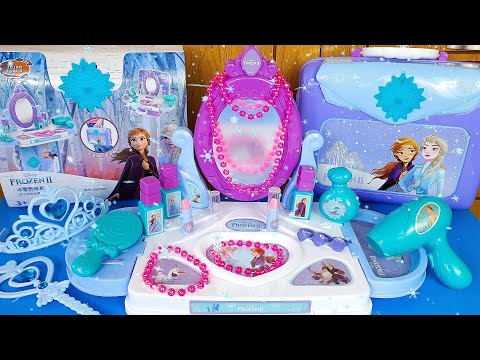 1H Satisfying with Unboxing Disney Frozen Toys, Kitchen Set , Beauty Make up Set Review 