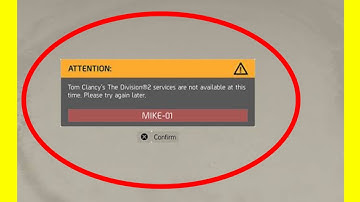 How To Fix The Division2 services are not available at this time. Problem