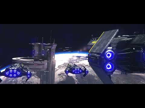 Helldivers FTL Jump to Super Earth (Blender Cinematic)