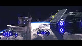 Helldivers FTL Jump to Super Earth (Blender Cinematic)