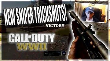 2 Trickshots With The New Sniper on COD: WW2! - Call of Duty: WW2 Trickshotting!