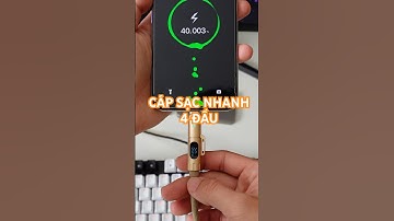 Cáp sạc nhanh, công suất lớn, phù hợp nhiều thiết bị, có thể truyền dữ liệu #letnhancheck #review