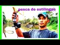 Enfim pesca liberada primeira tentativa do ano com estilingue 🎣🐟