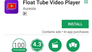174.FLOAT TUBE (BACKROUND VIDEO PLAYER) APPLICATION screenshot 4